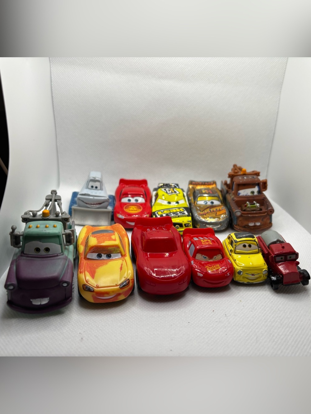 Disney Pixar Cars Lot - Colour Changers, Cake Topper, Yeti, Leak less, Mater +